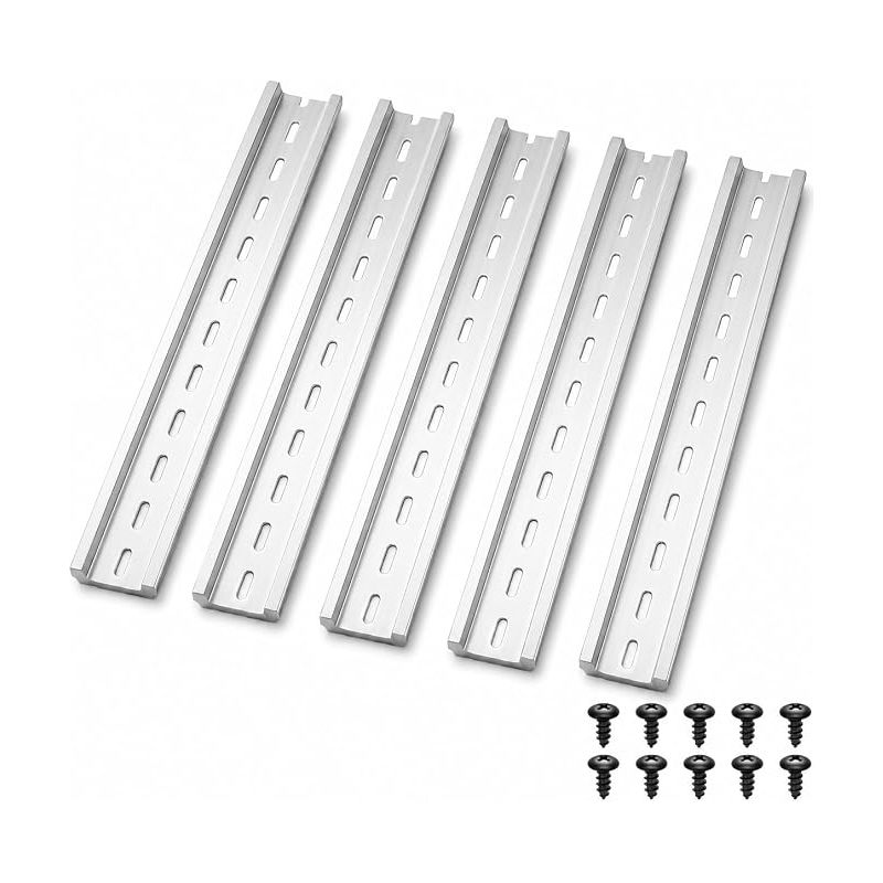 35-mm-din-schiene Aus Aluminium, 300-mm-omega-schiene Mit M4-schrauben, Montagehalterung Für Schaltschränke, Verteilerkästen, Gehäuse, Relaisklemmen, Schütze, Elektroinstallationen