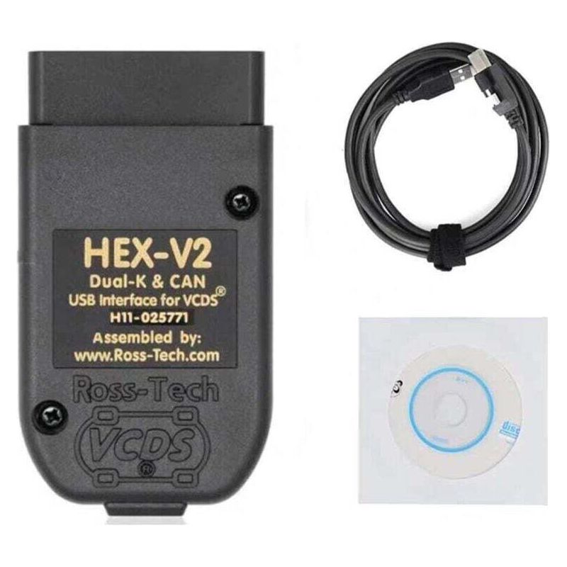 – Hex V2 Vcds Vag Com 25.3 Diagnosekabel – Kompatibel Mit Vw/audi/skoda/seat Bis 2017 – Zugriff Auf Module Über Can-anschluss