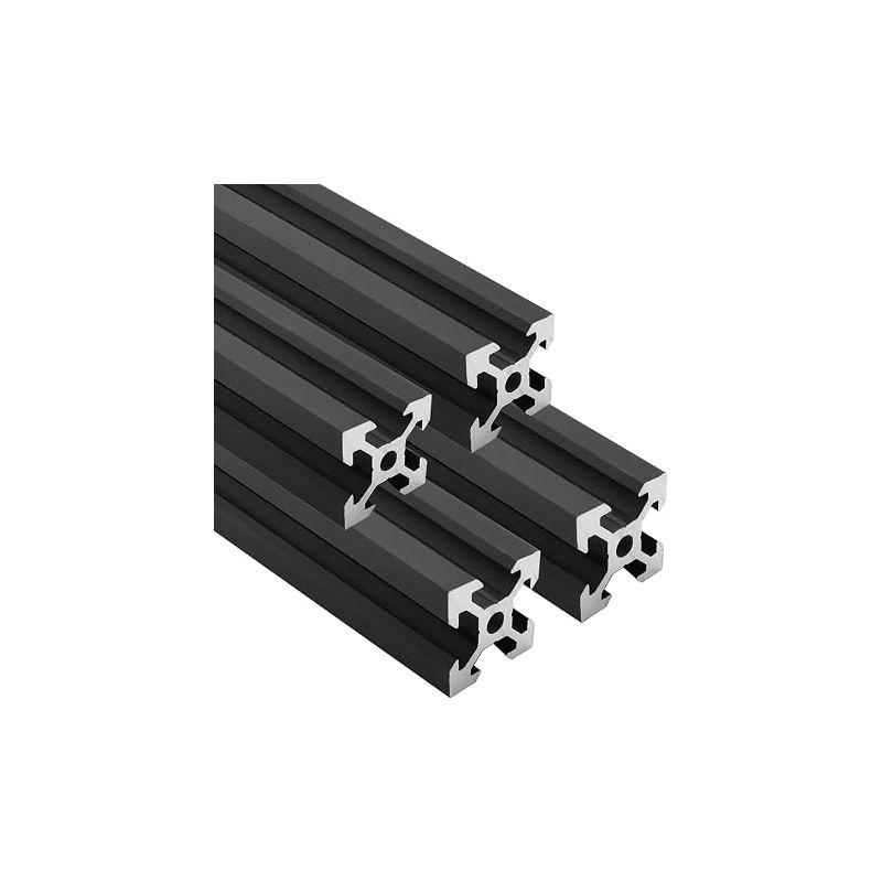 Aluminiumprofile 2020 V-nut Schwarz