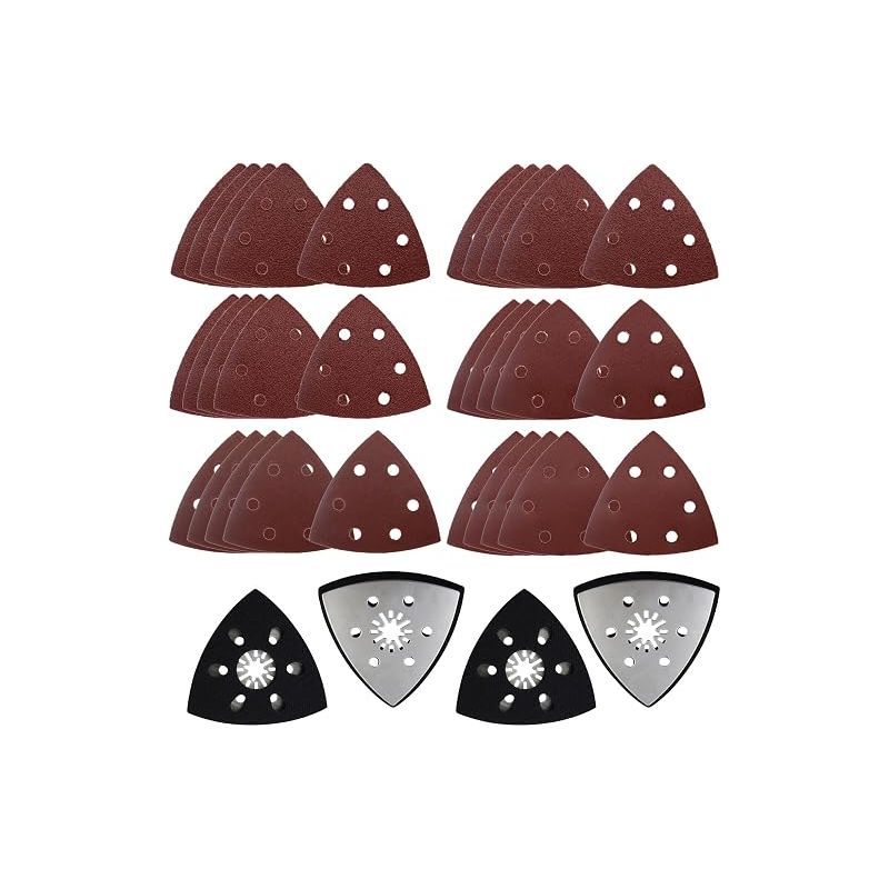 Schleifplatten-multifunktionswerkzeug-set, Schleifpads, Schleifpapier Für Schleifmaschinen, Dreieckschleifpapier, Dreieckschleifpapier Für Holz, Gips Und Metall