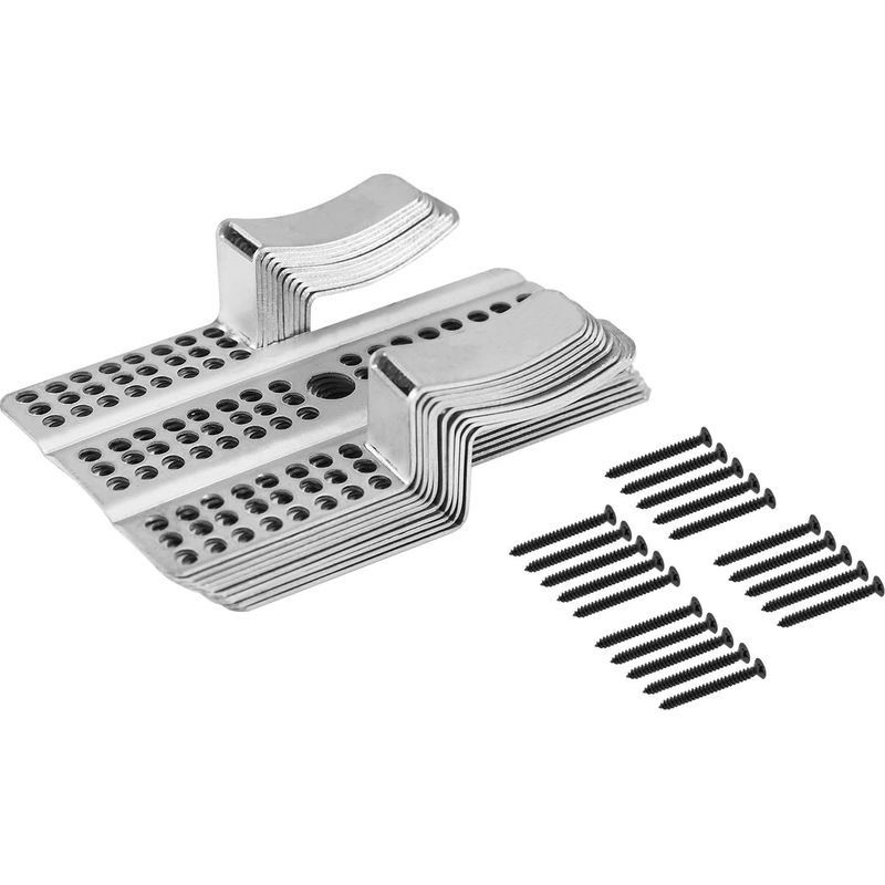 Die 10 Befestigungsclips Für Quer Verlaufende Trockenbauwände Eignen Sich Für 1/2"- Und 5/8"-platten Zur Reparatur Beschädigter Wände.