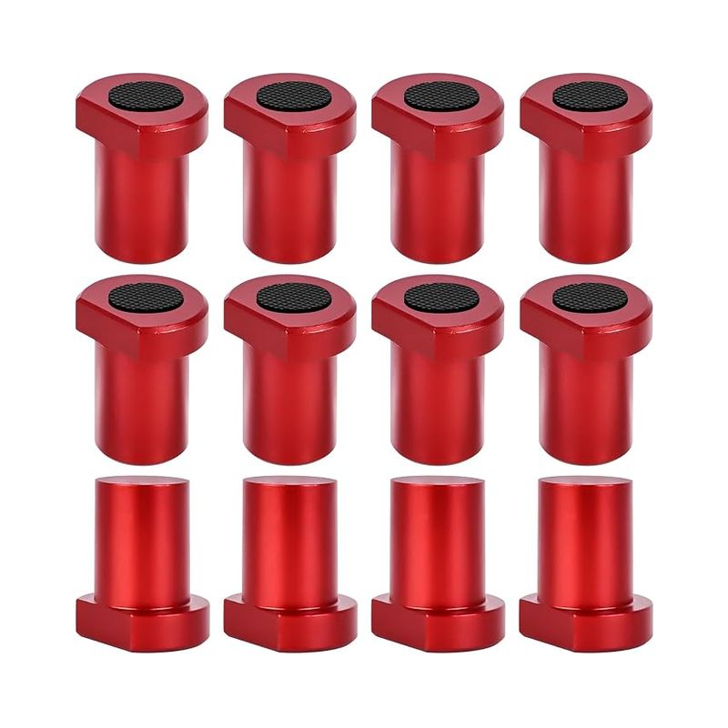 Werkbankhaken Aus Aluminiumlegierung, Klauenklemme Für Werkbankpositionierung, Klemmbacken, Zubehör Für 20-mm-klauenbohrung, Rot