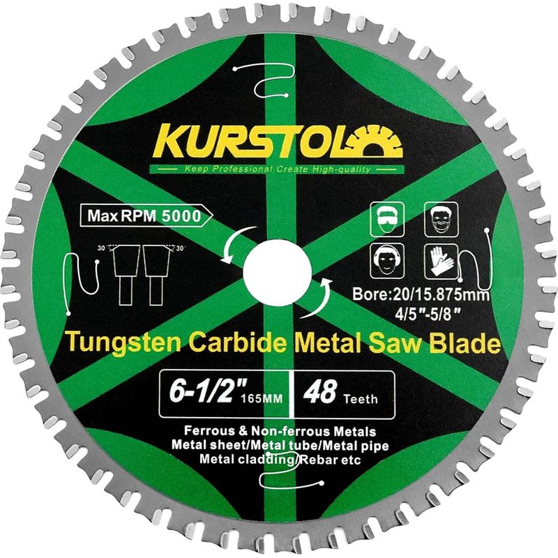 Kreissägeblatt Für Metall 165 X 20 Mm Hartmetall-trennscheiben Für Metall, Stahl, Eisen, Nickel, Titan, Eisenmetalle, Stahlrohre