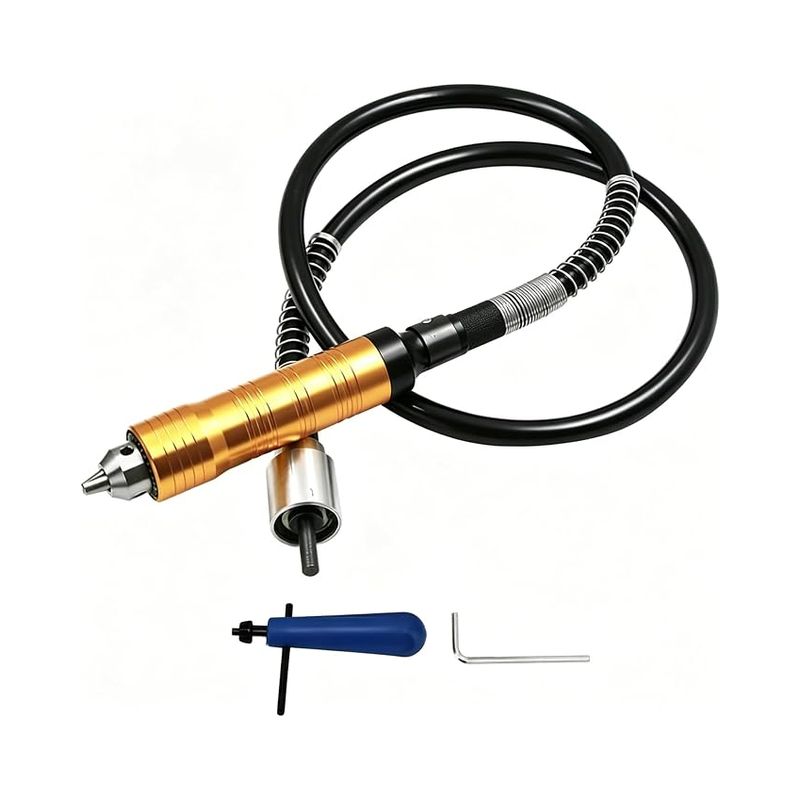 6-mm-bohrfutter Mit Flexibler Welle, Universalbohrfutter-verlängerung Mit Schlüsselfutter 0,3–6,5 Mm Für Multifunktions-drehschleifer