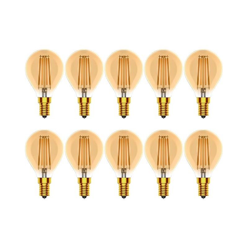 E14 G45 Led-glühlampe, Warmweiß, Glaslampe