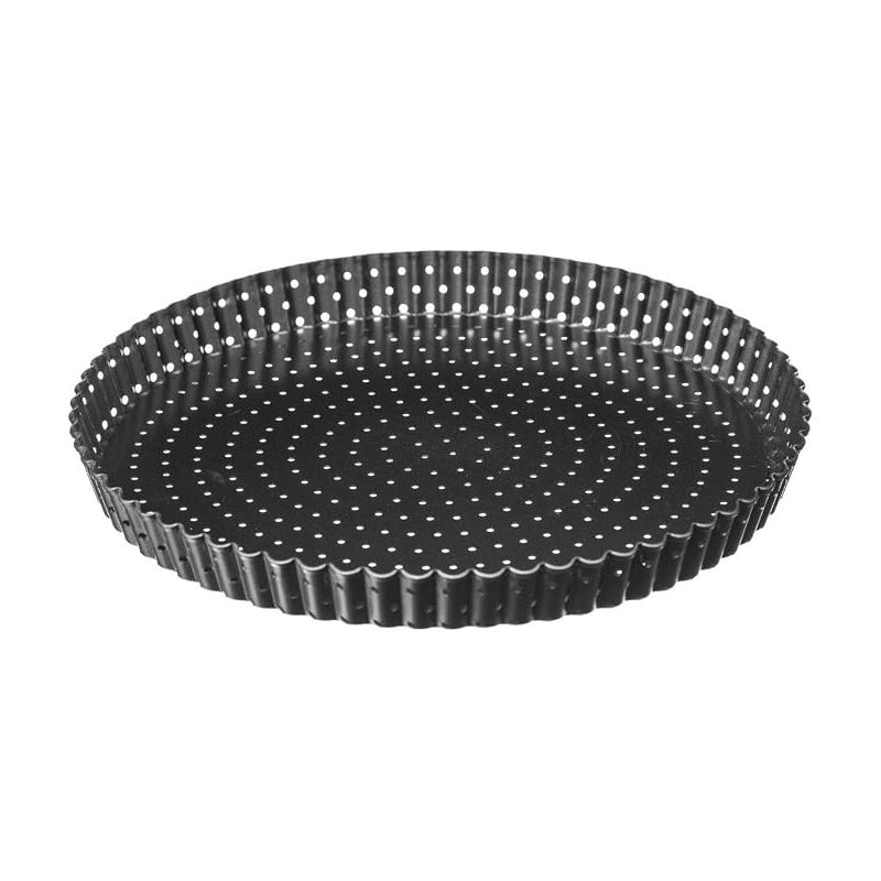 Lochte Kuchenform, Quicheform, Runde Kuchenform, Boden, Kohlenstoffstahl (durchmesser 11 Cm)