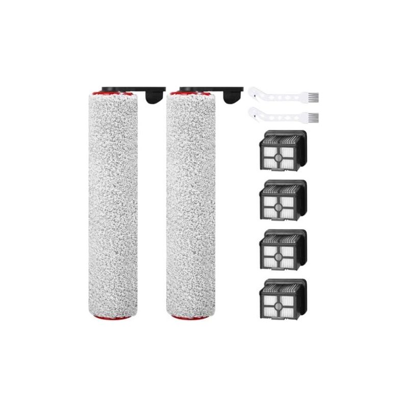Dreame H12 Pro Staubsauger-zubehörset, 2 Walzenbürsten, 4 Hepa-filter, 2 Reinigungsbürsten, Ersatzteile