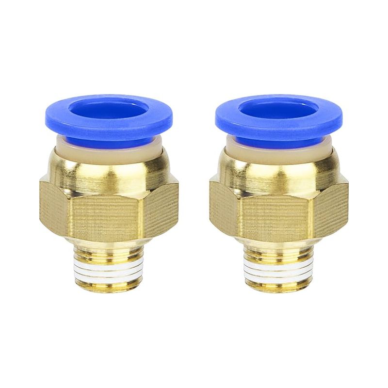 Gerade Pneumatikverschraubungen, 8 Mm Außendurchmesser X 1/4"-außengewinde, Kupfer-pneumatikanschluss, Schnellkupplung Für Schläuche