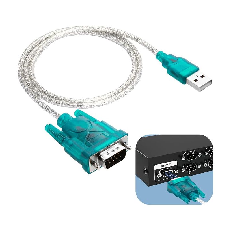 Usb-zu-rs232-seriell-adapterkabel, Db-9-konverter (9-polig), Anschluss Für Modems, Gps, Barcode-scanner