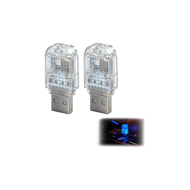 Led-usb-autoinnenraumleuchte Mit Sprachsteuerung, Stimmungslicht, 7 Farben, Musikwechsel, Mini-licht, Weiches Abs-led-licht Für Stimmungsvolles Ambiente Im Auto, Ideal Für Nachtfahrten, Büro, Pc Und P
