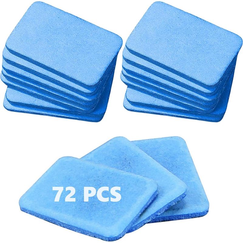 72 Mückenschutzpads, Nachfüllpackung Für Elektrische Diffusoren, Geruchlos, Schutz Für Den Sommer In Innenräumen, Blau, 22 X 35 Mm