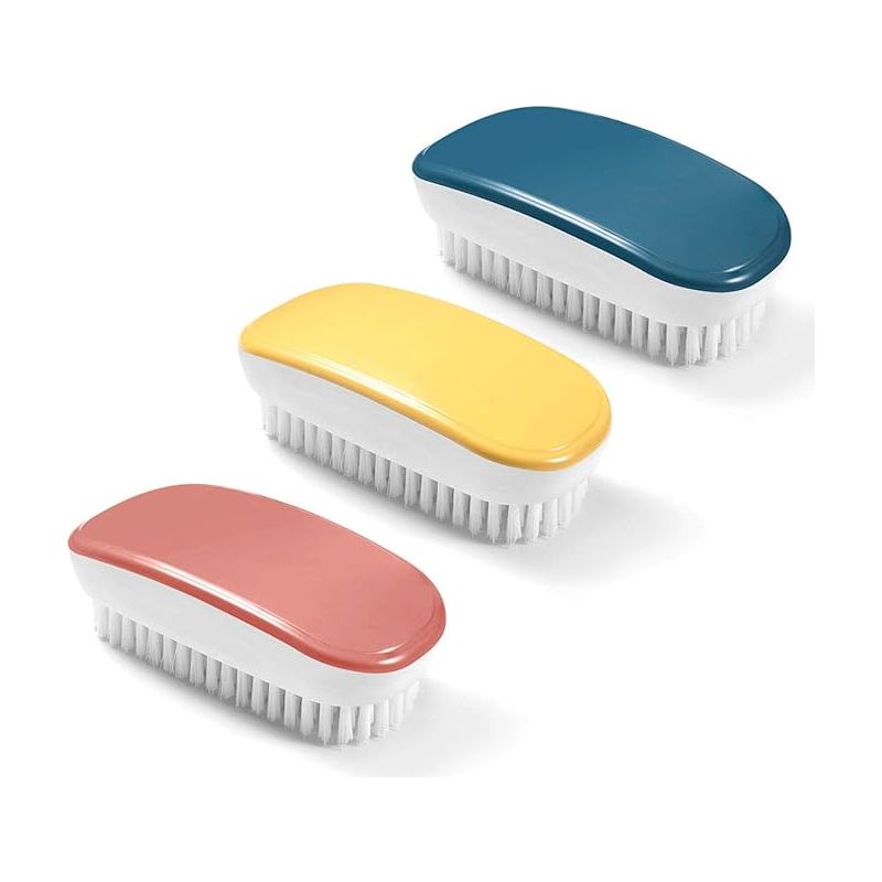 Weiche Wäschebürste, Handreinigungsbürste Für Kleidung, Schuhe, Teppiche, Küchenspüle, Badezimmer, Badewanne (gelb, Rot, Blau)