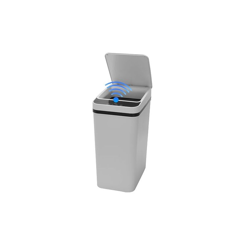Sensor-mülleimer, Kleiner Küchenmülleimer Mit Deckel, Berührungsloser Staubtrockner, Geruchsdicht, Für Zuhause, Büro, Hotel, Restaurant