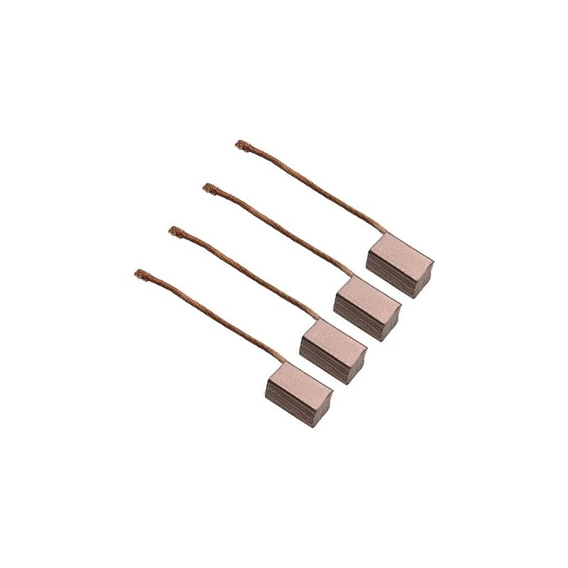 Paar Kohlebürsten 10 X 6 X 6 Mm Kupfergehäuse Für Scheibenwischerlüfter Am Auto