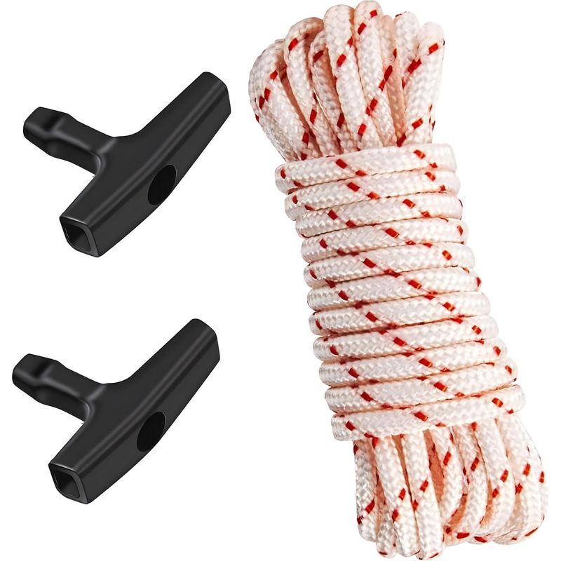 10 Meter Langes, 3 Mm Universal-starterkabel Mit Startgriffen – Motorteile Für Rasenmäher, Kettensägen Und Gartengeräte