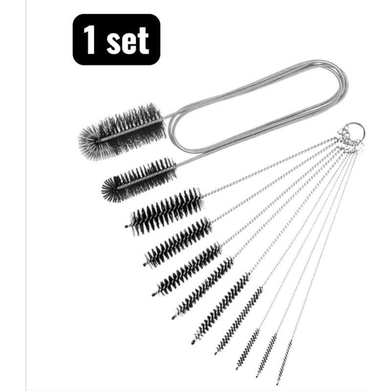 Flexible U-förmige Reinigungsbürste Mit Feder, 155 Cm, Für Siphons, Enge Rohre, Kühlschränke Und Abflüsse, Schwarz