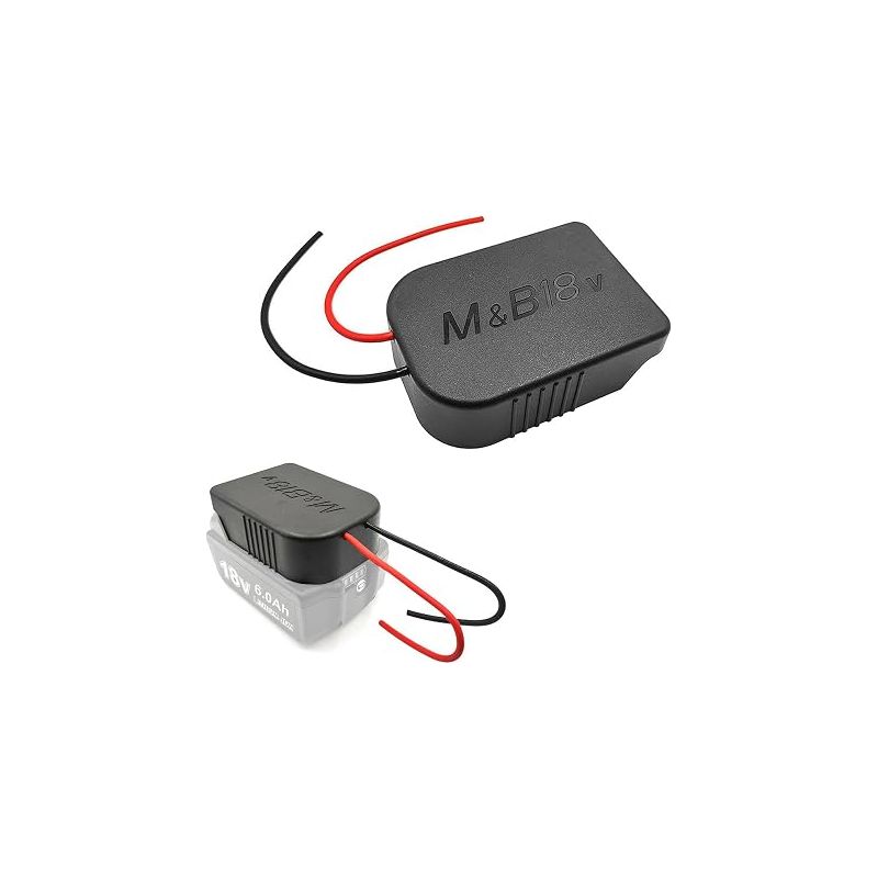 Akkuadapter 18v 14,4v Akku-leistungshalterung Anschlussadapter Dockhalterung 12 Awg Kabel Elektrowerkzeuge