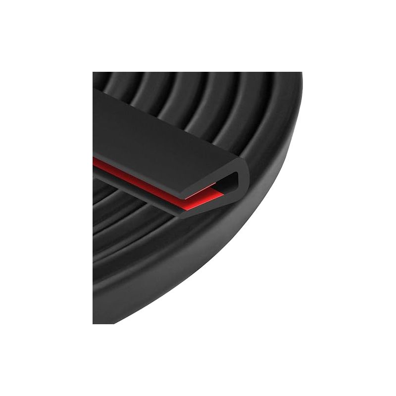 Autotürschutz, Autotürdichtung, Autotürkantenschutz, U-förmiger Kantenschutz Für Metallkanten, Geeignet Für Autos, Wohnmobile (1,5 Mm, 3 M)