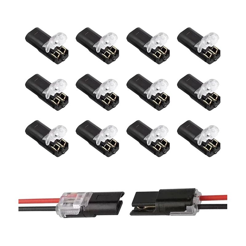 Steckverbinder, Wasserdichte Steckverbinderkabel, Wasserdichte Elektrische Steckverbinder, Wasserdichte Kfz-kabelstecker Mit Stiftanschluss, Awg-kabel, Schnellverbinder Für Kfz