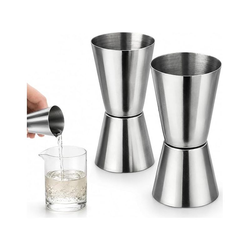 Doseur Cocktail, Cocktail Jigger 2/4 Cl, Doppeltasse Zum Messen Des Doseurs