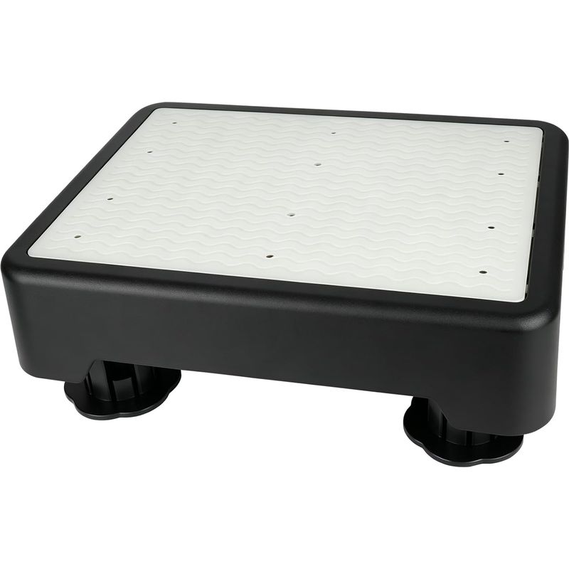 Rutschfester Tritthocker Mit Phosphoreszierender Oberfläche, Höhenverstellbar In 3 Stufen (9,4 Bis 15 Cm), Maximale Belastbarkeit: 250 Kg, Geeignet Für Senioren, Kinder Und Duschen