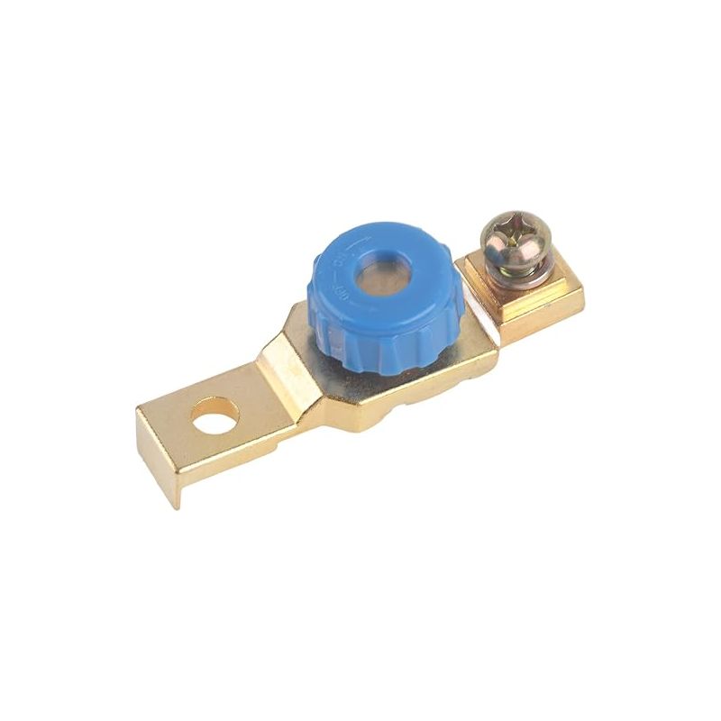 Motorrad-batterietrennschalter, 12v/24v-batterietrennschalter Mit Blauem Knopf, Hochstrom-hauptbatterietrennschalter Für Motorrad, Auto, Lkw