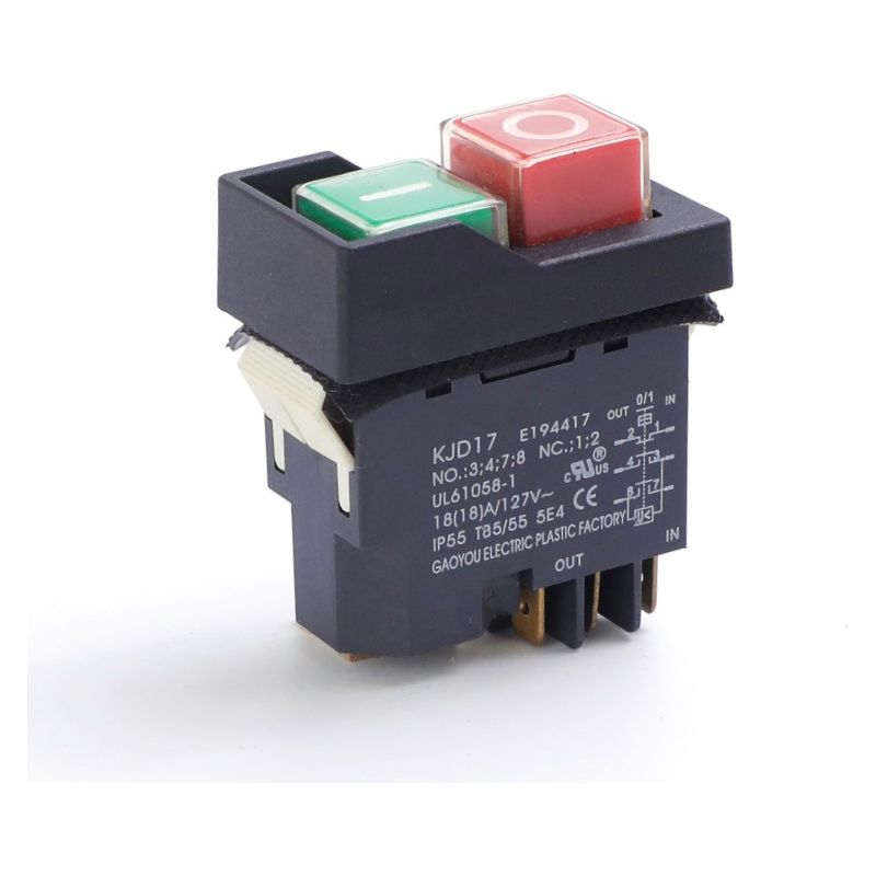Dkld Dz05 Dreiphasen-elektromagnetschalter 400 V 10 A 7-polig – Wasserdichter Not-aus-taster – Überspannungsschutz Für Kjd18-motor