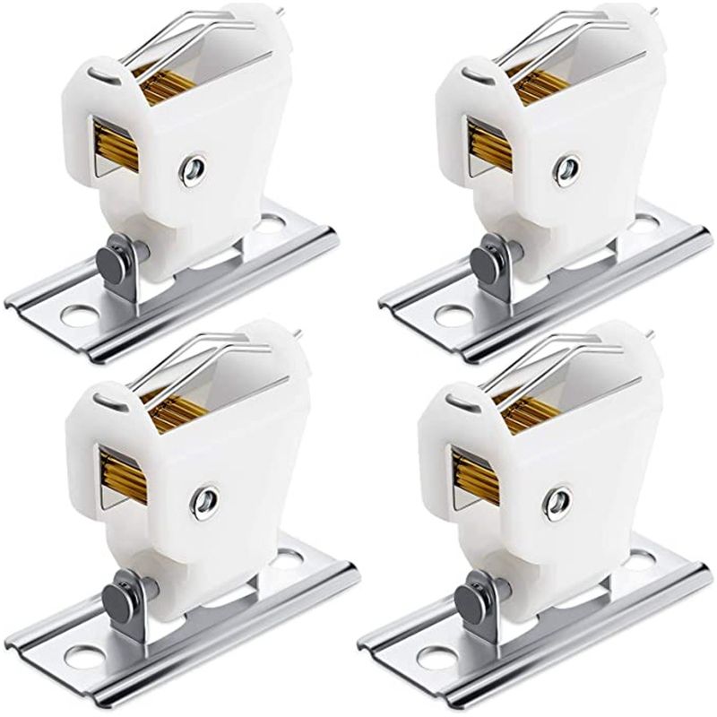 Verriegelungsset Für Raffrollos (4-teilig), Verriegelung Für Bambusrollos, Rollen Für Gardinenheber, Zubehör Für Gardinenrollen.