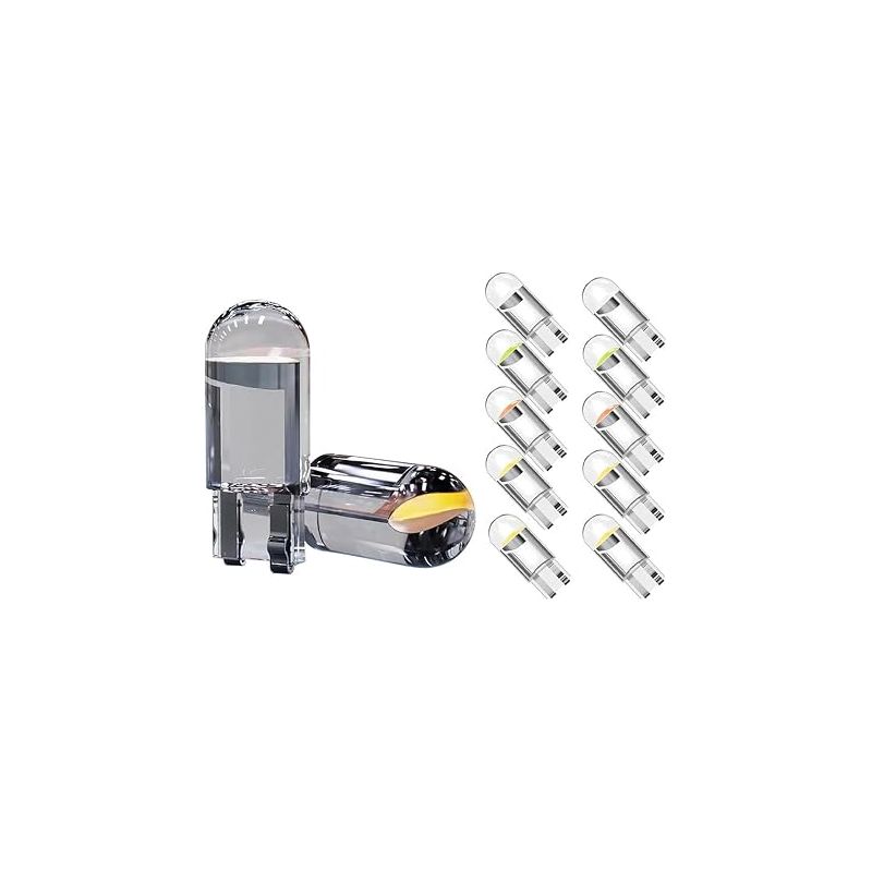 Led T10 W5w Ampoules De Voiture Lampe 194 168 501 2825 Wedge Intérieur De Voiture Lumière Dôme Feux De Plaque D'Immatriculation 12v Bleu Glacier