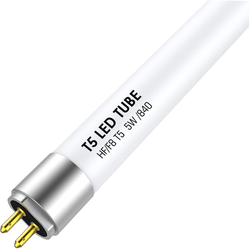 Kurze T5-led-röhre, 288 Mm, Mini-led-röhre, 5 W, 685 Lm, 4000 K, G5-sockel, Retrofit Classic Ersatz Für 8-w-t5-lampen Mit Elektronischen Vorschaltgeräten, Neutralweißes Licht, 840 Μm, 1 Stück