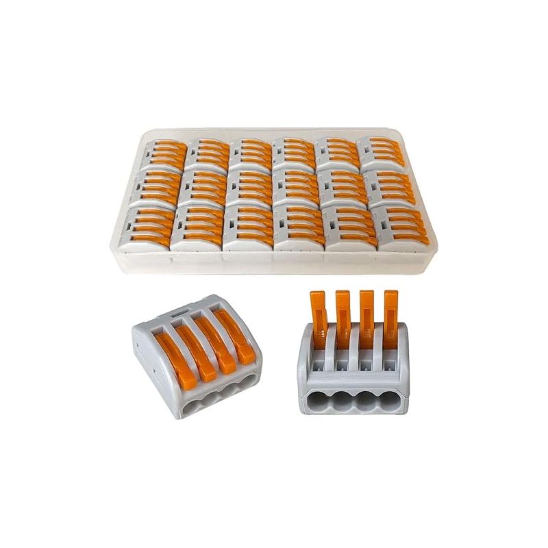 Pct-214 Drahtverbinder-set, 4-port-leiter-kompakt-drahtverbinder, Kompakt-federklemmenblock