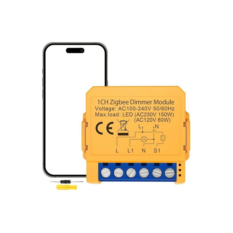 Intelligentes Dimmermodul 150w Zigbee Led 1-fach 2-wege Wlan