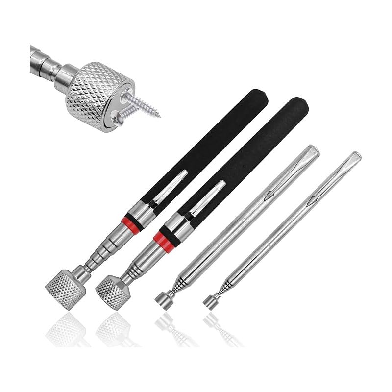 Teleskopmagnet Aus Edelstahl, Magnetisches Bergungswerkzeug, Magnetisches Aufnahmewerkzeug Für Schraubenschlüssel, Zangen, Schrauben, Muttern Und Bolzen