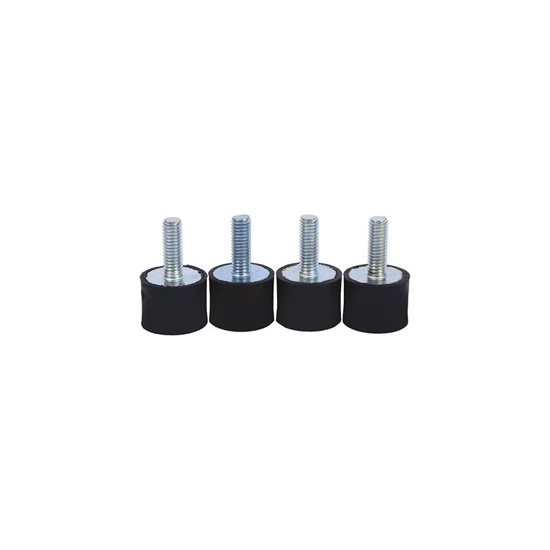 Silent Block, 4 Stück M6 Antivibrations-gummi-silentblocks Stoßdämpferhalterungen Für Kompressor, Pumpe, Maschine, Geräuschreduzierungs-dämpfungskomponenten (vd2015 M618)