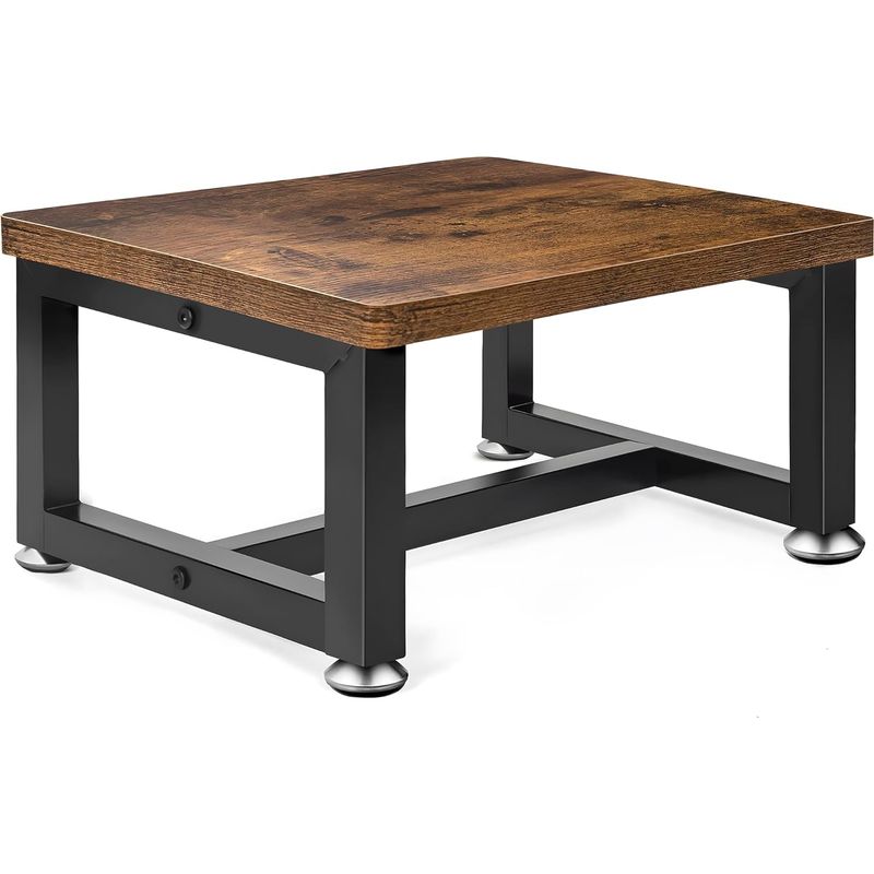 Tritthocker Aus Holz Für Kinder Und Erwachsene, 1-stufiger Tritthocker Für Hochbetten Mit Rutschfesten Füßen, Tragkraft Bis 150 Kg, Tritthocker Für Küche, Schlafzimmer, Badezimmer (braun)