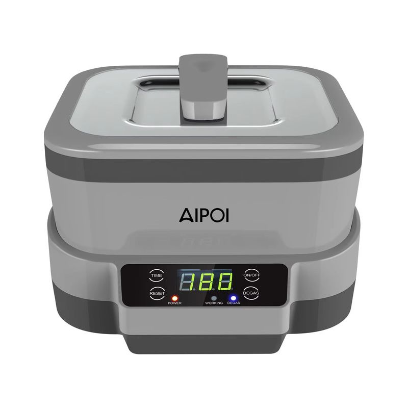 2-liter-ultraschallreinigungsgerät – 40 Khz – Touch-led-bedienfeld – Intelligenter Timer Für Schmuck Und Uhren