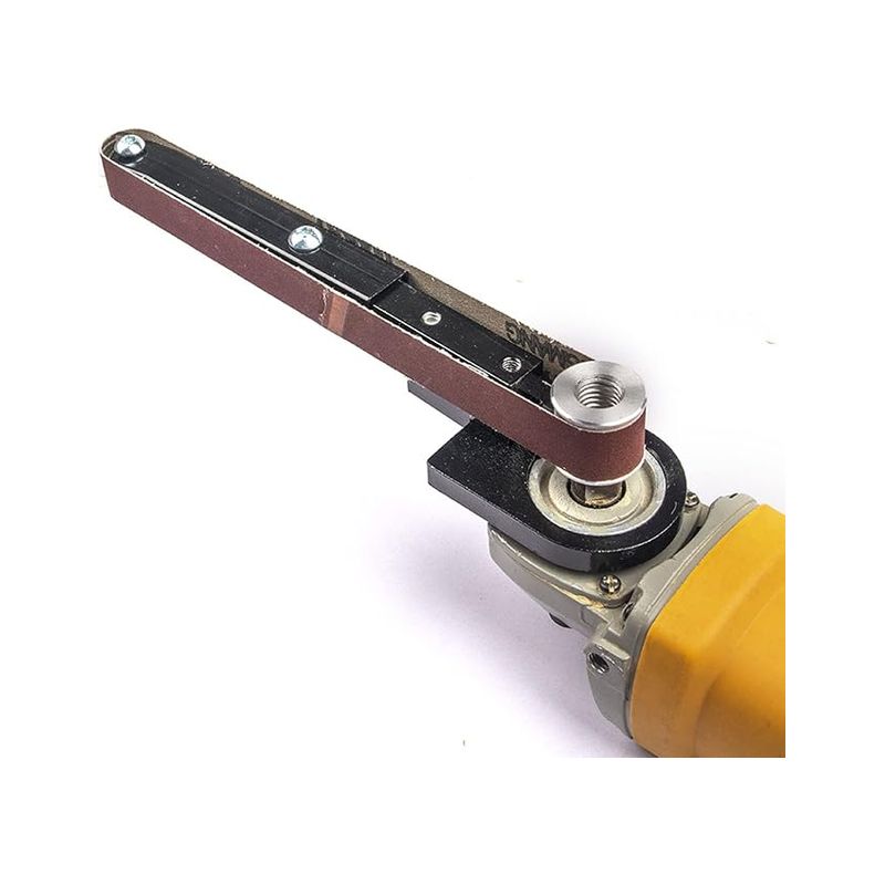 Bandschleiferadapter Für Winkelschleifer, Zubehörplatte Für Bandschleifer, Geräuscharmer Bandschleifer Für 100-mm- Und 125-mm-winkelschleifer