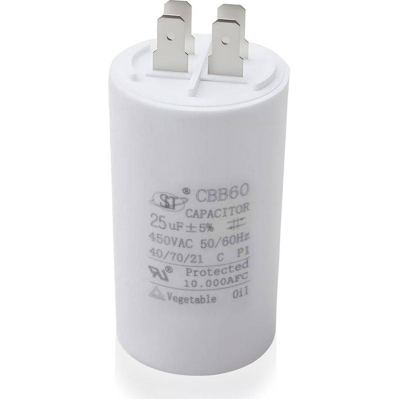 Cbb60 450v 25µf Anlaufkondensator 50/60hz Motorkondensator Im Kunststoffgehäuse Für Schwimmbadpumpen, Klimaanlagen Und Elektromotoren