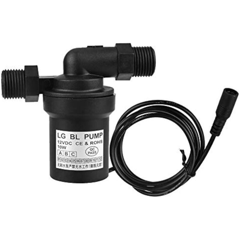 Hochtemperatur-solarwasserpumpe, 12 V Dc, 10 W, Tauchfähig, Bürstenlos, Warmwasserzirkulationspumpe
