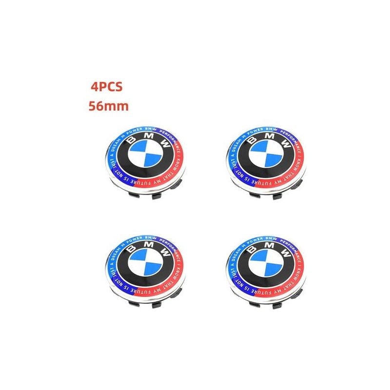 Nuria – Bmw 56-mm-radnabenkappe – Radnabenkappe – Passend Zum Austausch Von Bmw-radnabenkappen – Blau-weiße Farbkombination