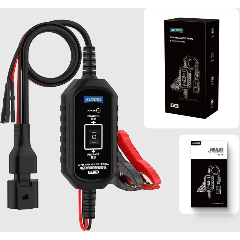Autool Bt10 Auto-elektro-parkbremsen-reset-kit, Intelligentes Zweikanal-steuergerät Zum Lösen Und Festziehen Der Epb-bremse.