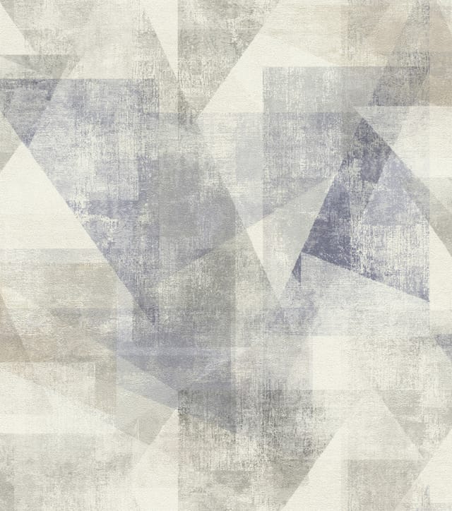 Rasch - Vliestapete 617955 Linares Geometrisch Blau Grau-beige 10,05 X 0,53 M Vliestapeten
