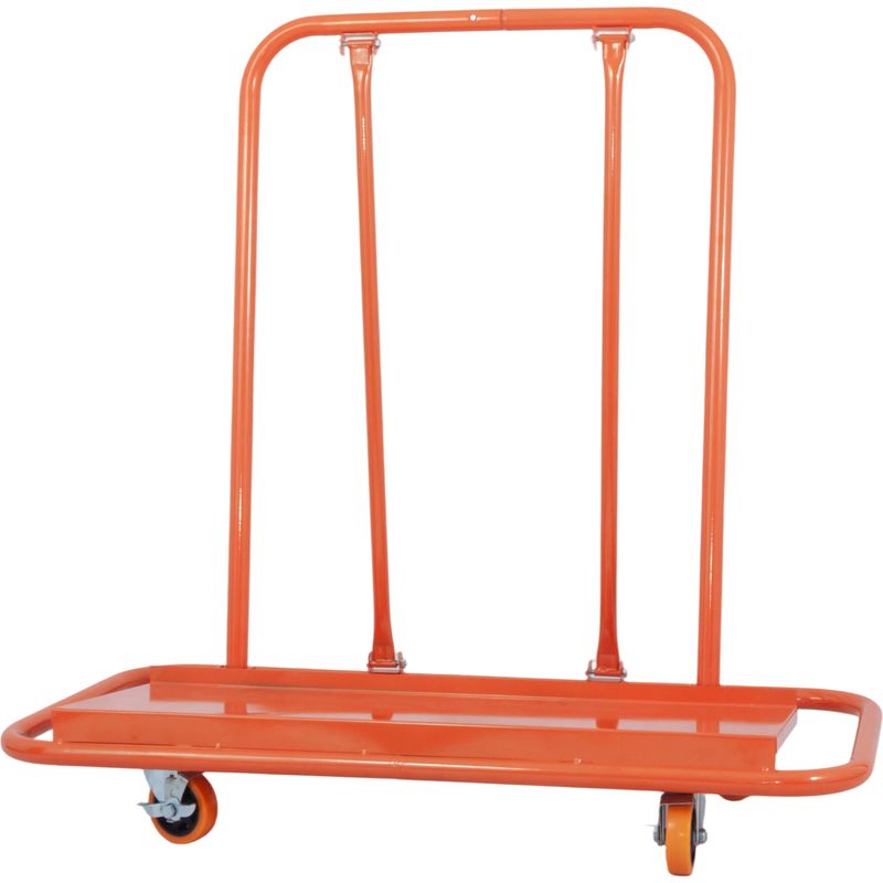Gipskartonplattenwagen – 1000 Kg Tragkraft, Schwerlast-rollwagen Für Platten/rigips, Orange