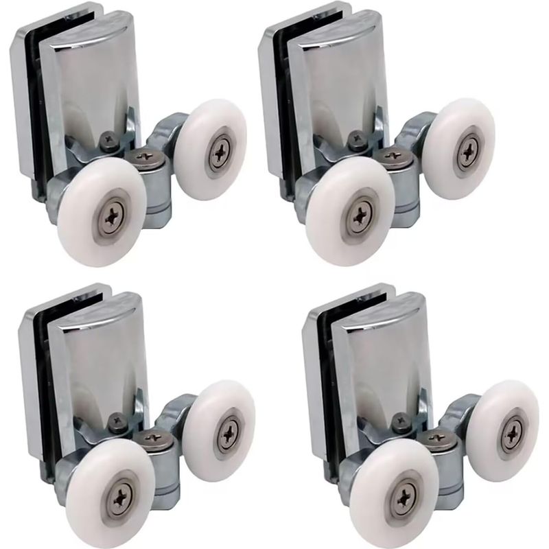 Inhhub Set Mit 4 23-mm-duschtürrollen Für Schiebetüren - Inhhub