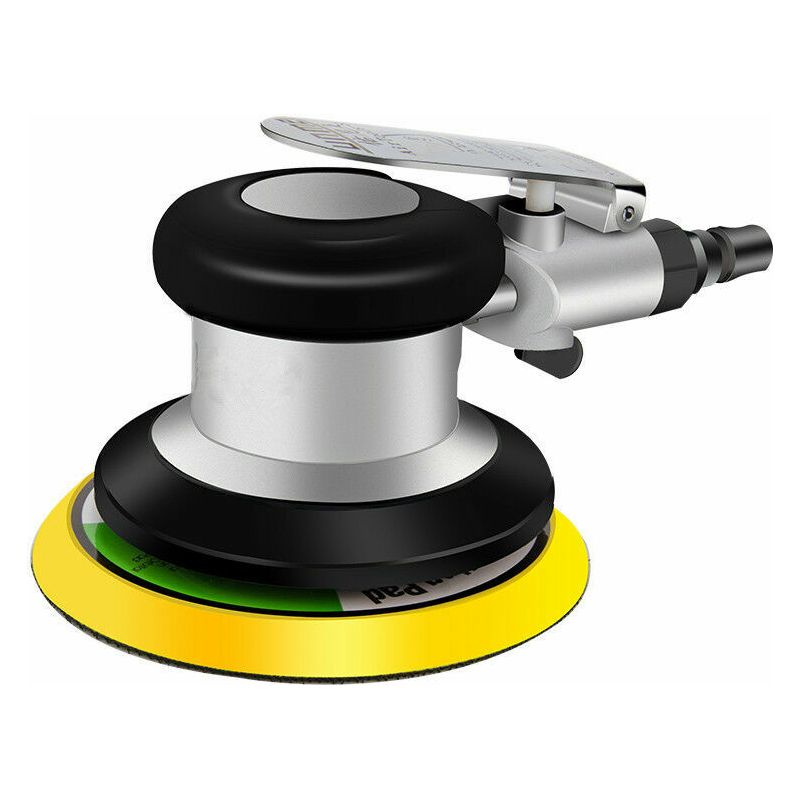 Professioneller Pneumatischer Exzenterschleifer, Hochleistungs-mini-doppelhub-pneumatikpolierer Mit 9500 U/min (1 Stück, 125 Mm) - Inhhub