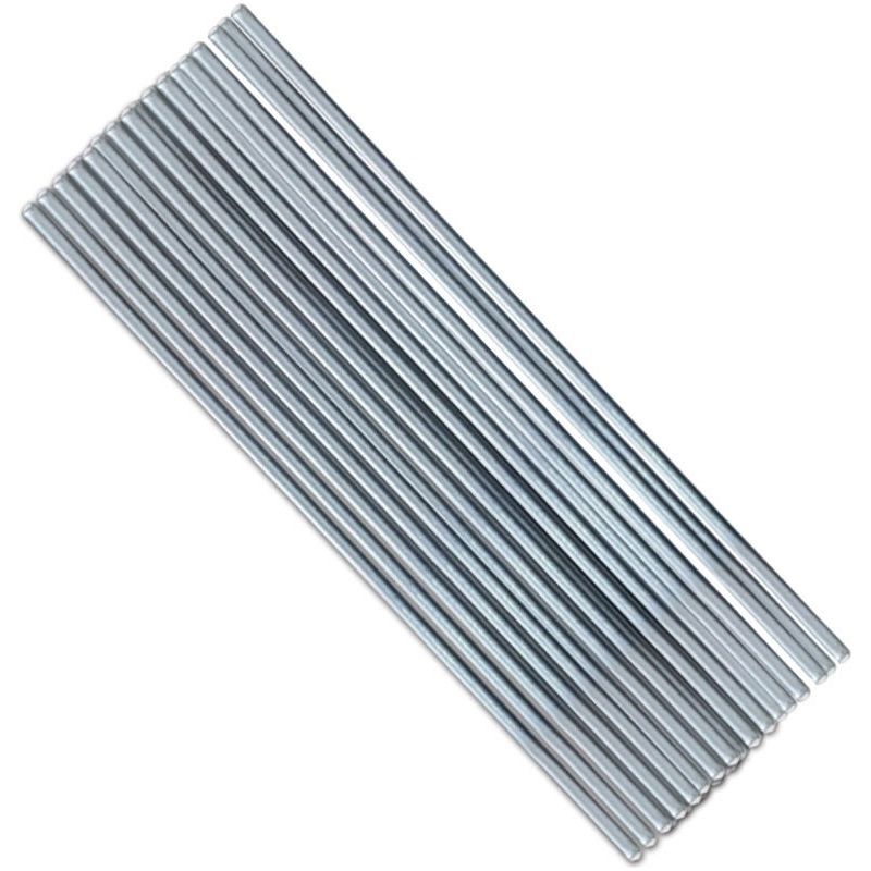 10 Stück 2,0 Mm 33 Cm Niedertemperatur-aluminium-lötdraht, Langlebiges Lötpulver, Geeignet Für Arme, Langlebiger Aluminiumstab, Silber-inhhub