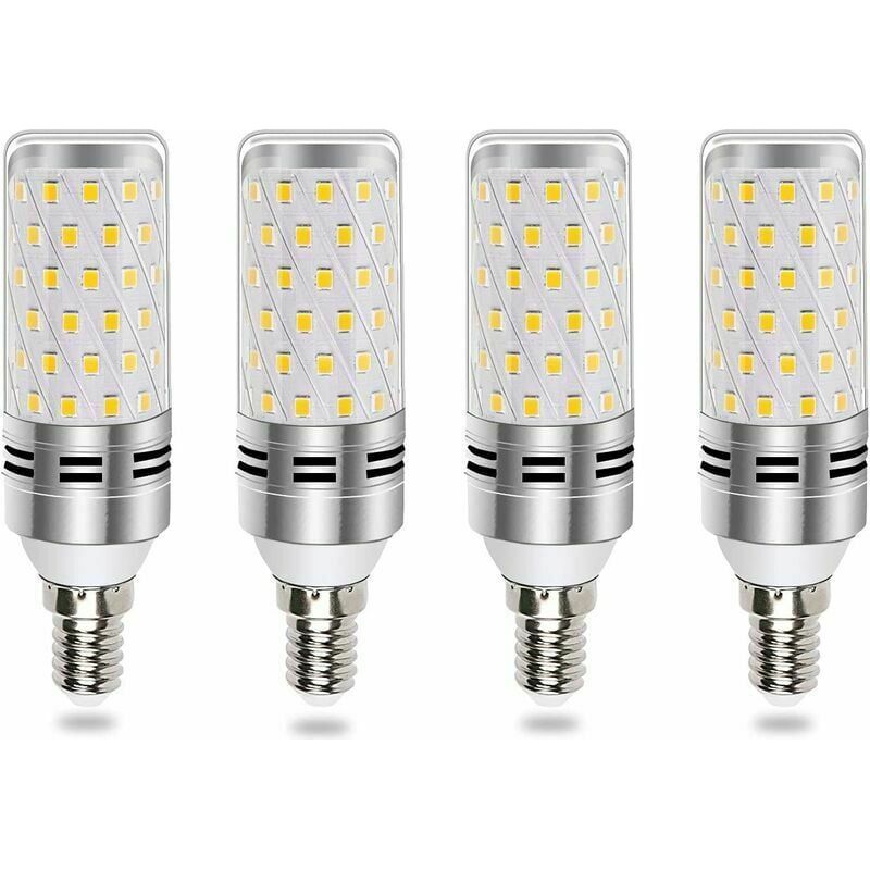 E14 Led-lampe, 16 W, Kaltweiß – Entspricht Einer 100-120-w-halogenlampe, 1600 Lm Lichtstrom Mit 360°-abstrahlwinkel, Geeignet Für Kronleuchter, Wandleuchten Und Nachttischlampen, Packungsgröße