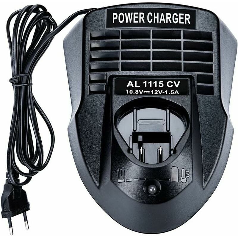 Al1115cv 10,8v/12v 1,5a Lithium-ionen-akkuladegerät Für Bosch Li-ion-bohrschrauber, Kompatibel Mit Bat411 Und Bat412a, Mit Led-anzeige. – Inhhub