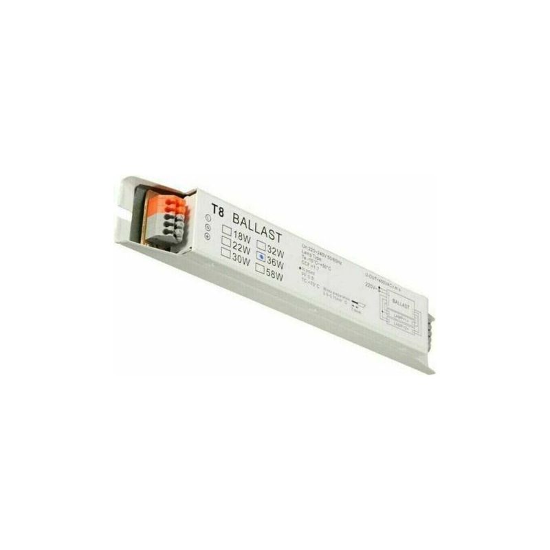 Elektronisches T8-vorschaltgerät 2x36w Weitspannungs-leuchtstofflampe Mit Start-stopp-funktion