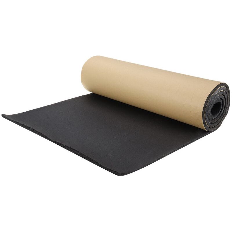 Auto-schalldämmung, Geräuschdämpfende Baumwolle, Selbstklebende Wärmedämmung, 1 Rolle 200 Cm X 50 Cm, 5 Mm, Modell: Schwarz 21
